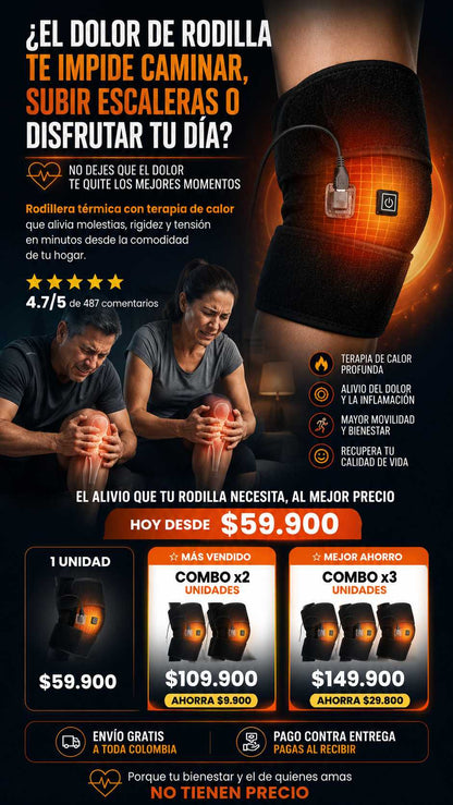 KneeCalm|Rodillera Térmica