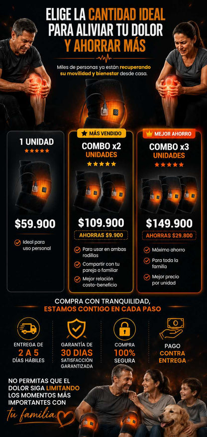 KneeCalm|Rodillera Térmica