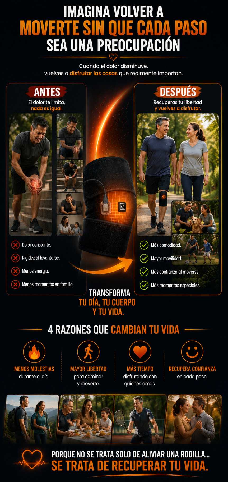 KneeCalm|Rodillera Térmica