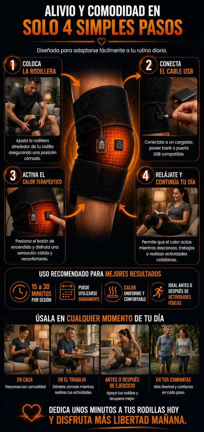 KneeCalm|Rodillera Térmica
