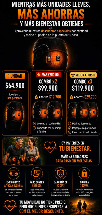 KneeCalm|Rodillera Térmica